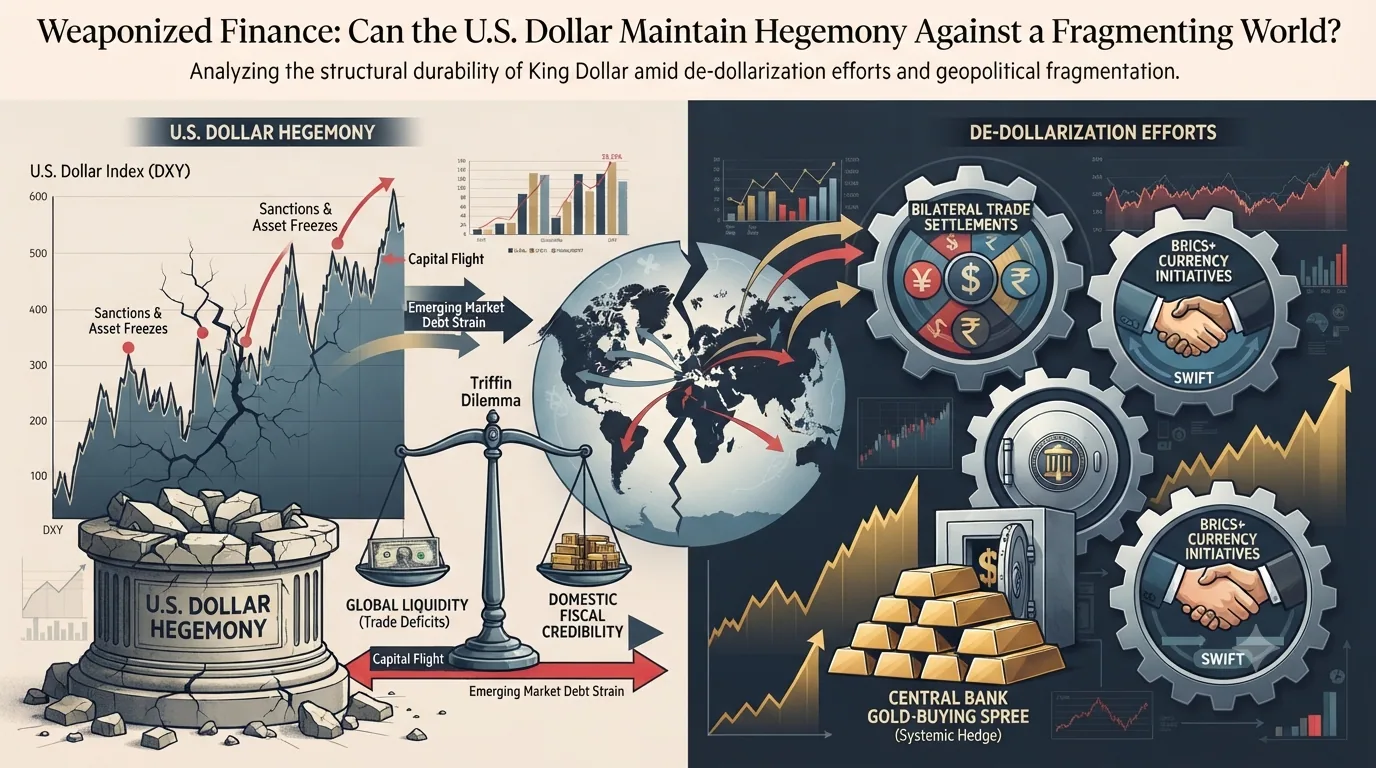 Weaponized Finance: Can the U.S. Dollar Maintain Hegemony Against a Fragmenting World?
